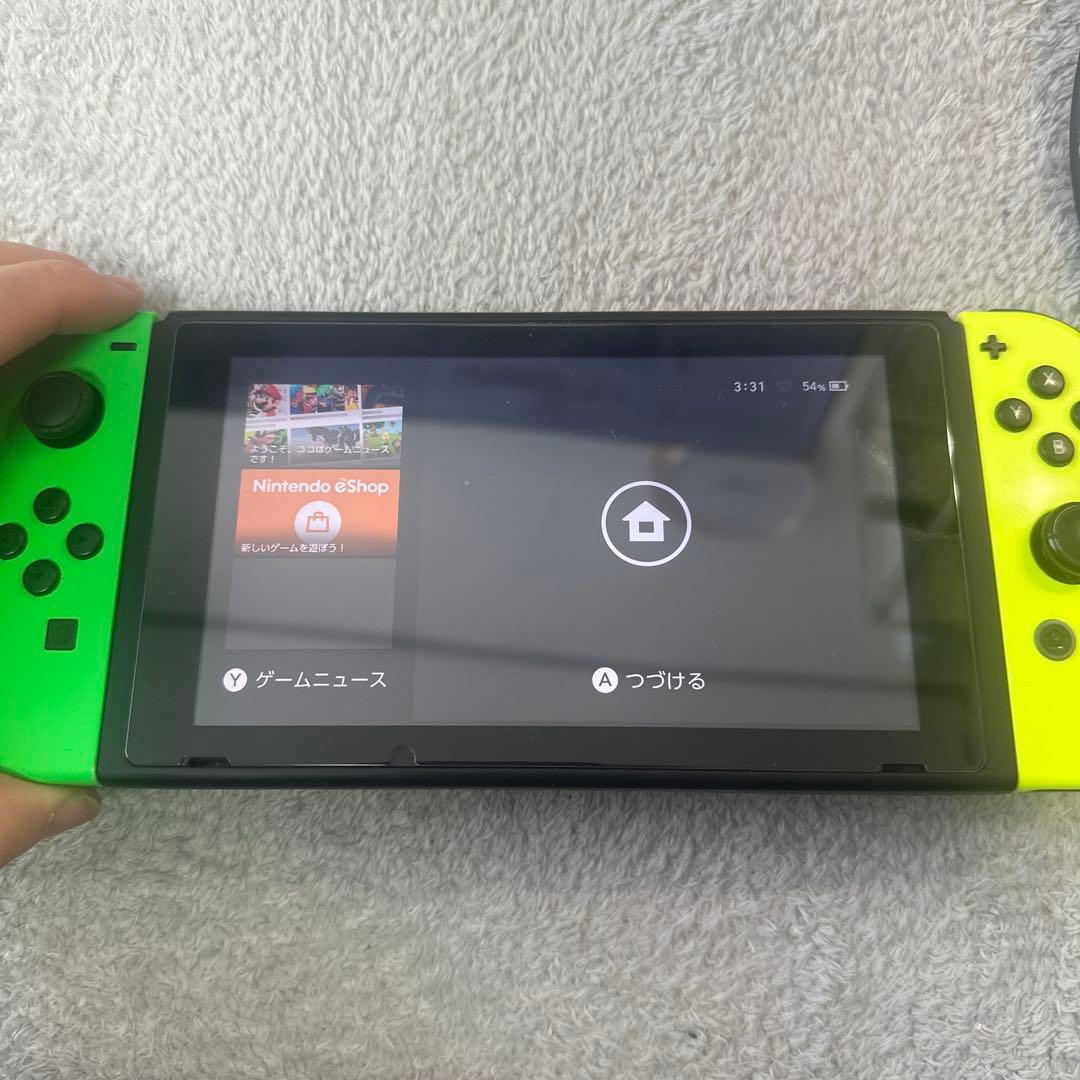 【ジャンク】ニンテンドースイッチ 本体 （左Joy-Con認識不良）