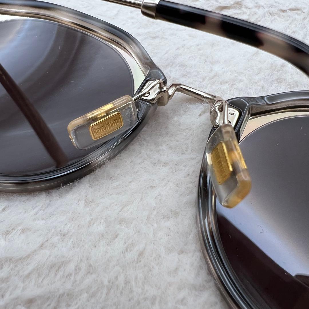 美品 miu miu SMU518 サングラス レディース ピンクゴールド✨