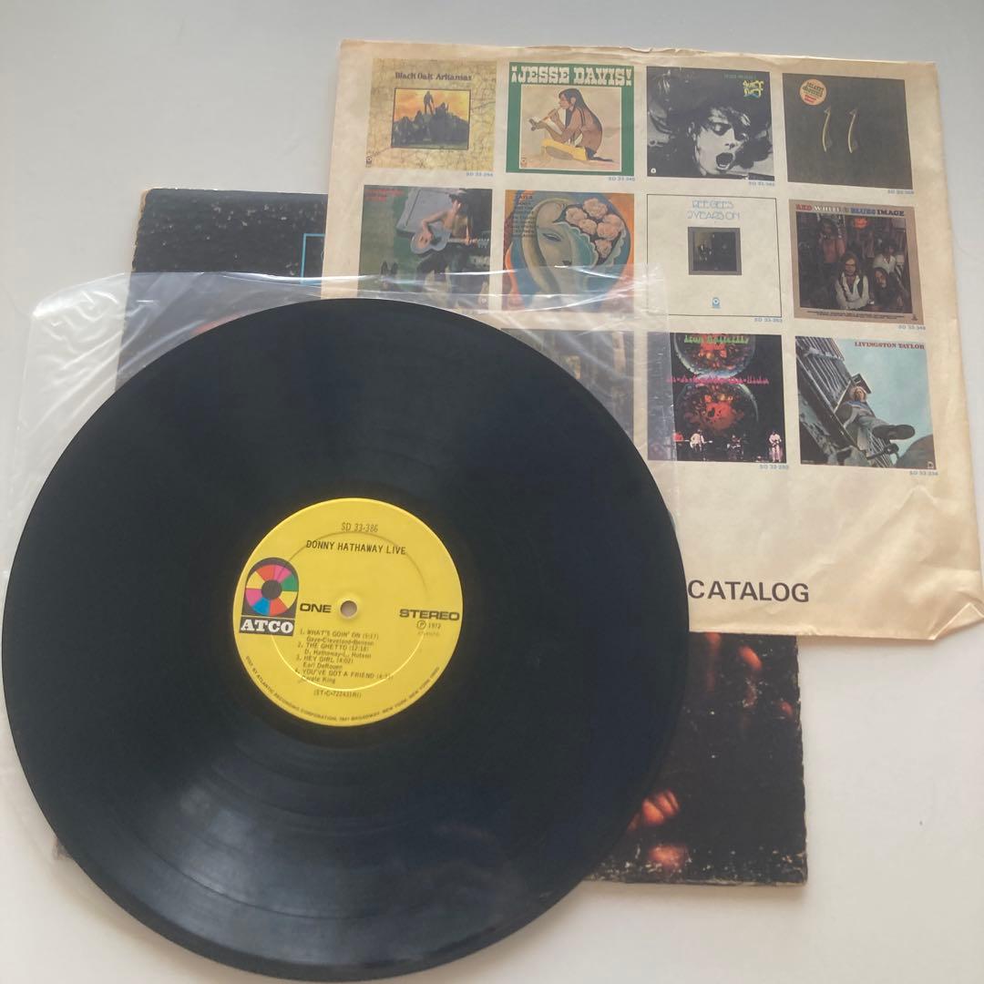 ダニーハサウェイ　ライブ！　レコード　LP
