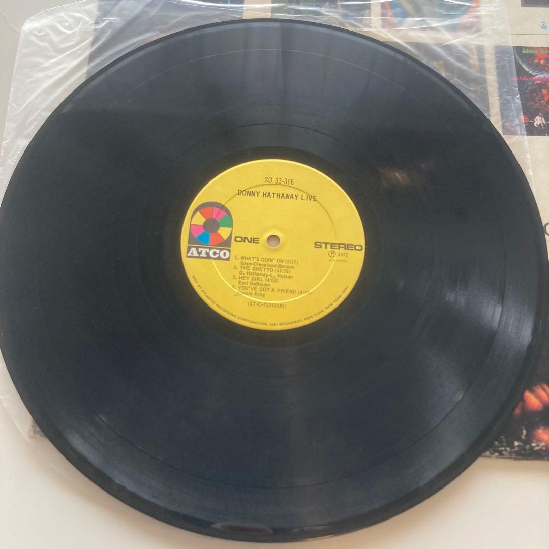 ダニーハサウェイ　ライブ！　レコード　LP