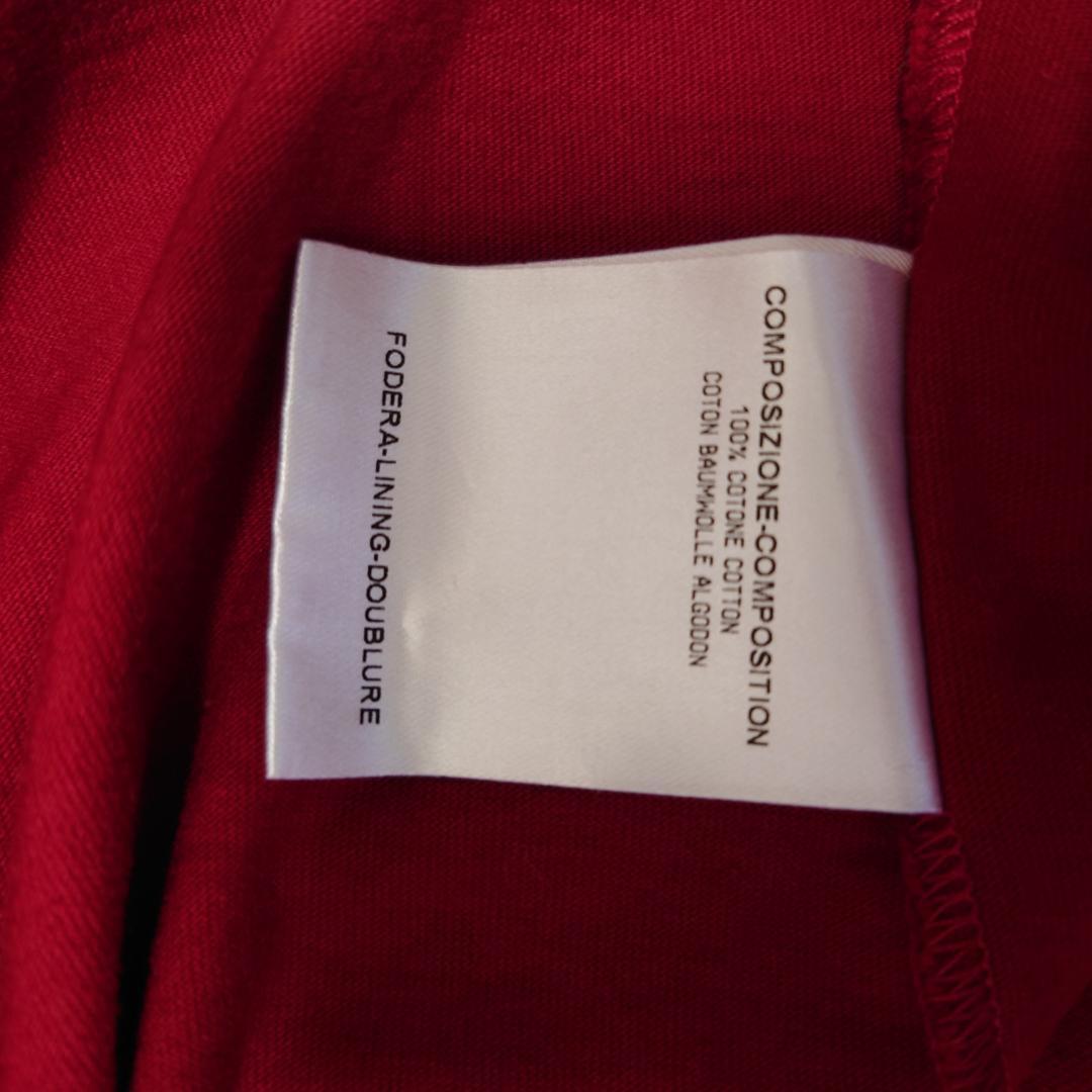 GUCCI　Tシャツ　Made in italy　グッチ　エンジ