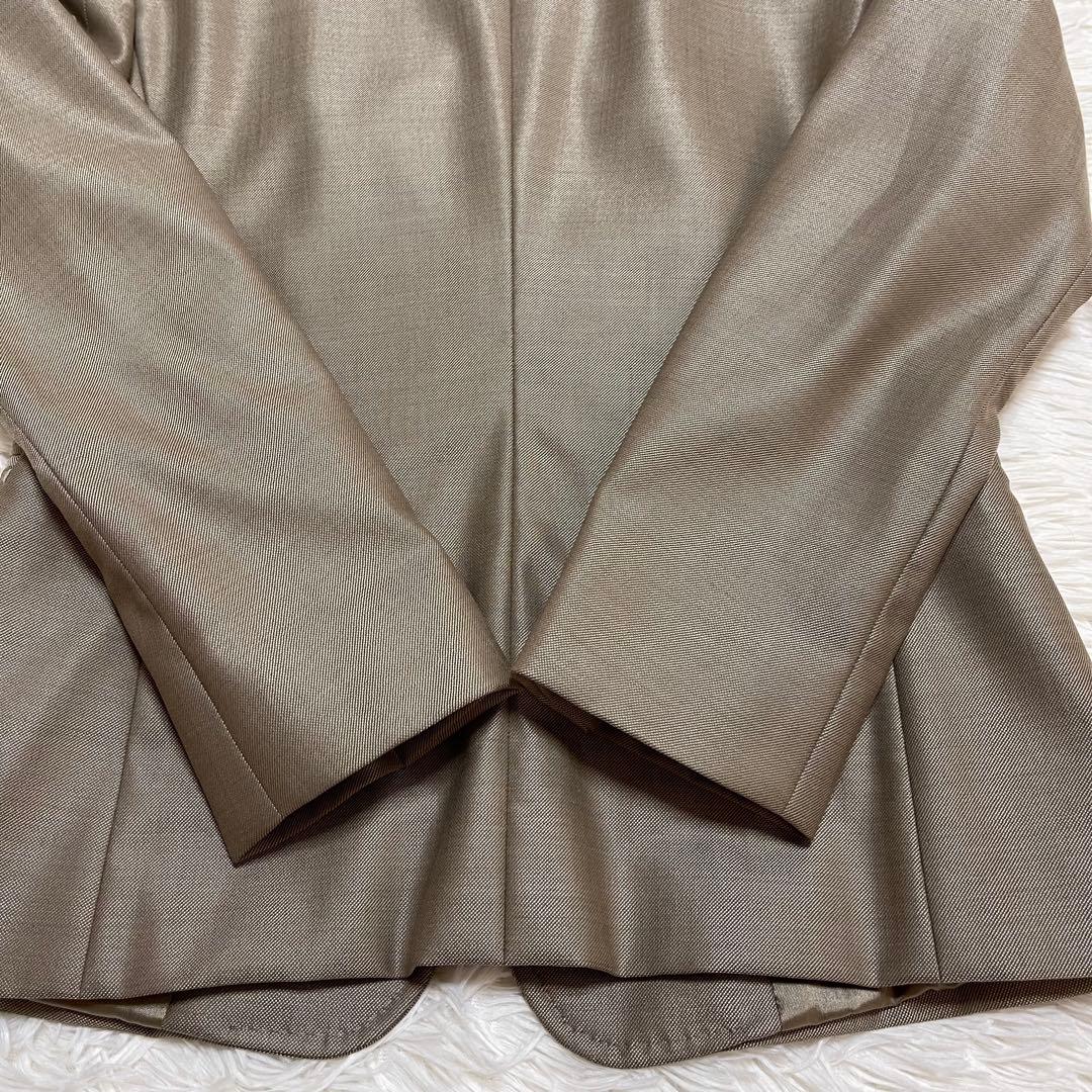 超美品　白タグ　Max Mara マックスマーラ　シャンパンゴールド　ジャケット