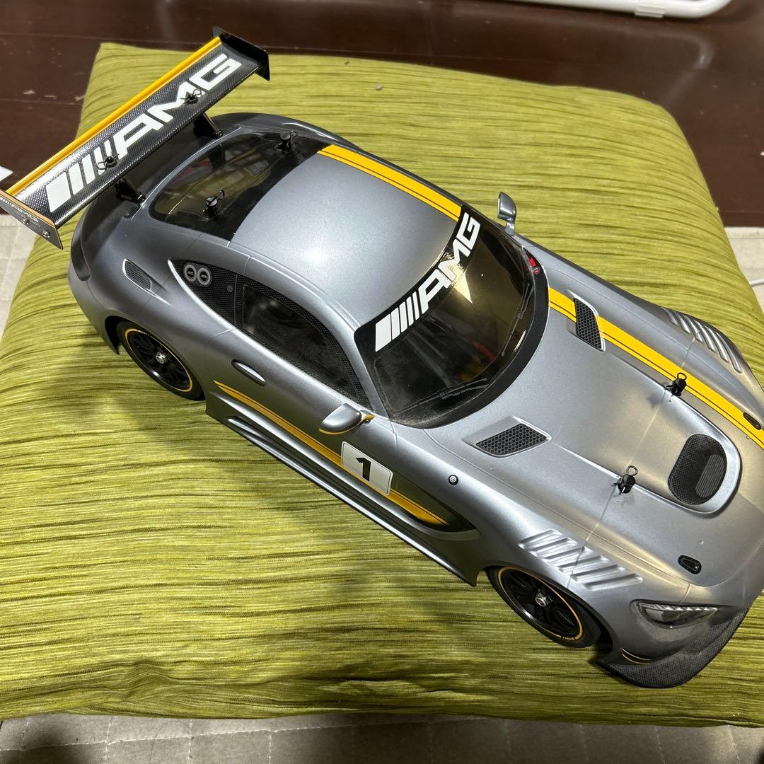 ジャンク品　タミヤ　エキスパートビルド　AMG GT3 ラジコンカー シルバー