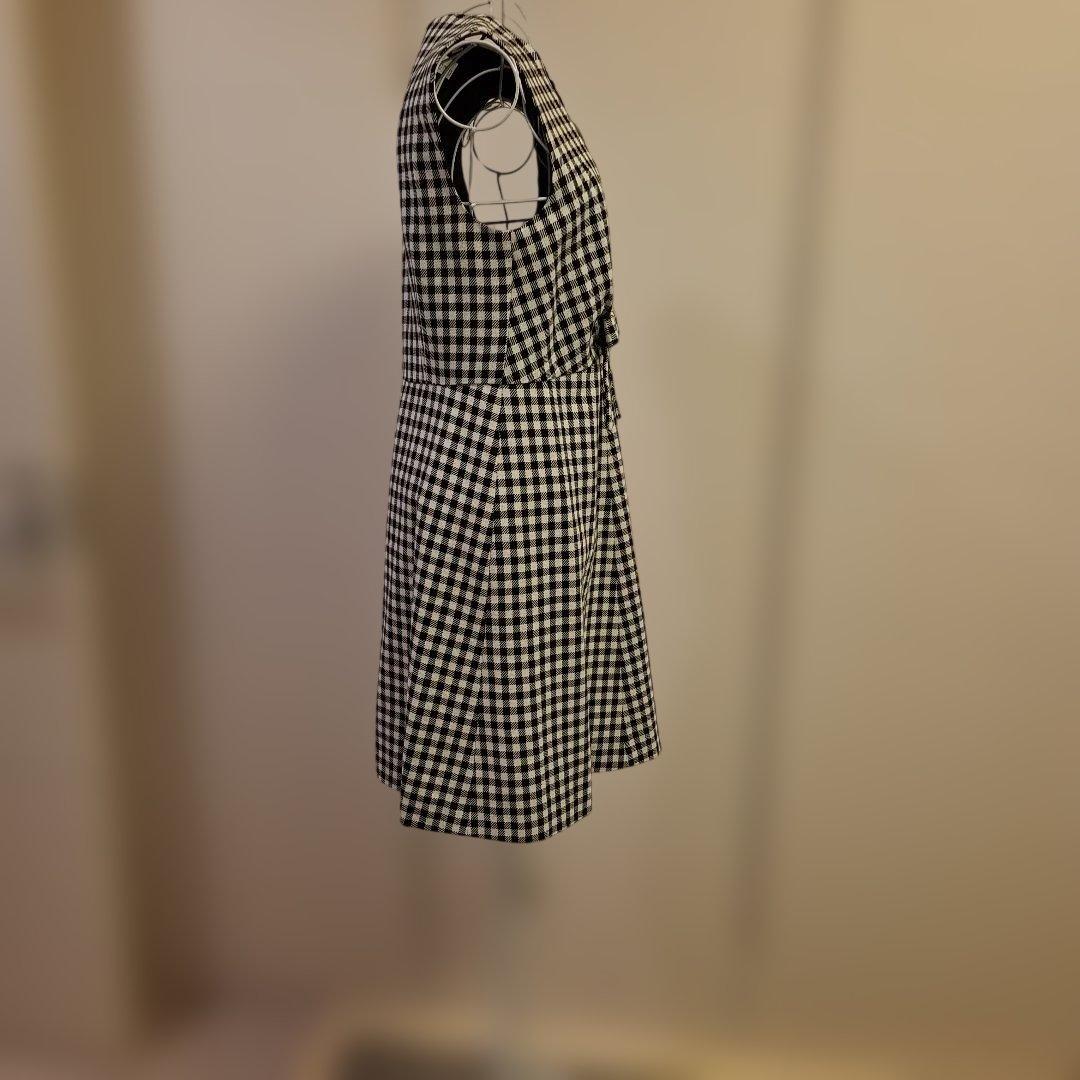 超美品❗レッドヴァレンチノチェックワンピース