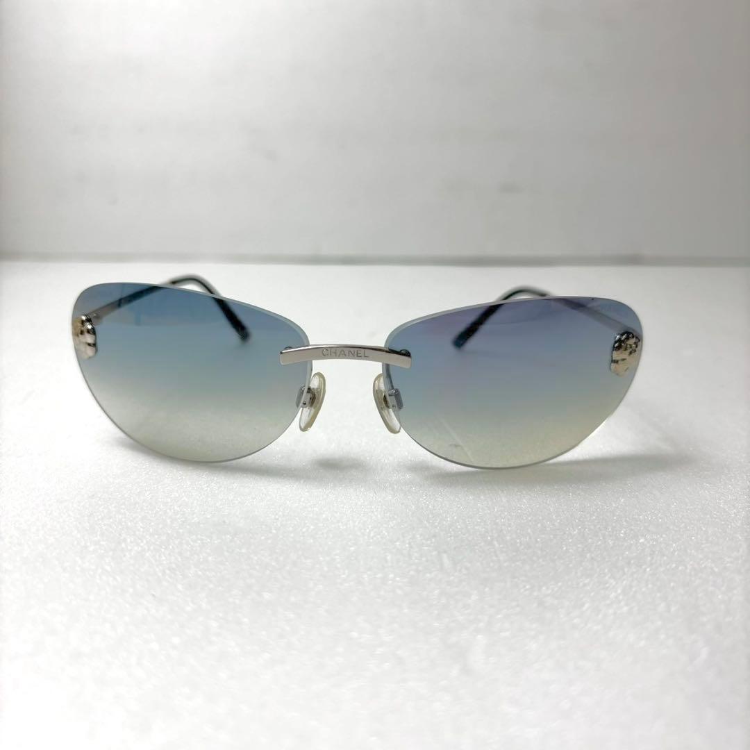 美品✨CHANEL リムレス グラデーション 4084 ブルー