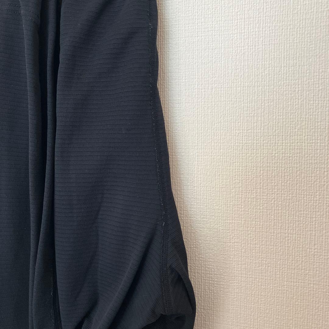 美品 150 mont-bell ジオライン M・W 黒 厚手 上下セット
