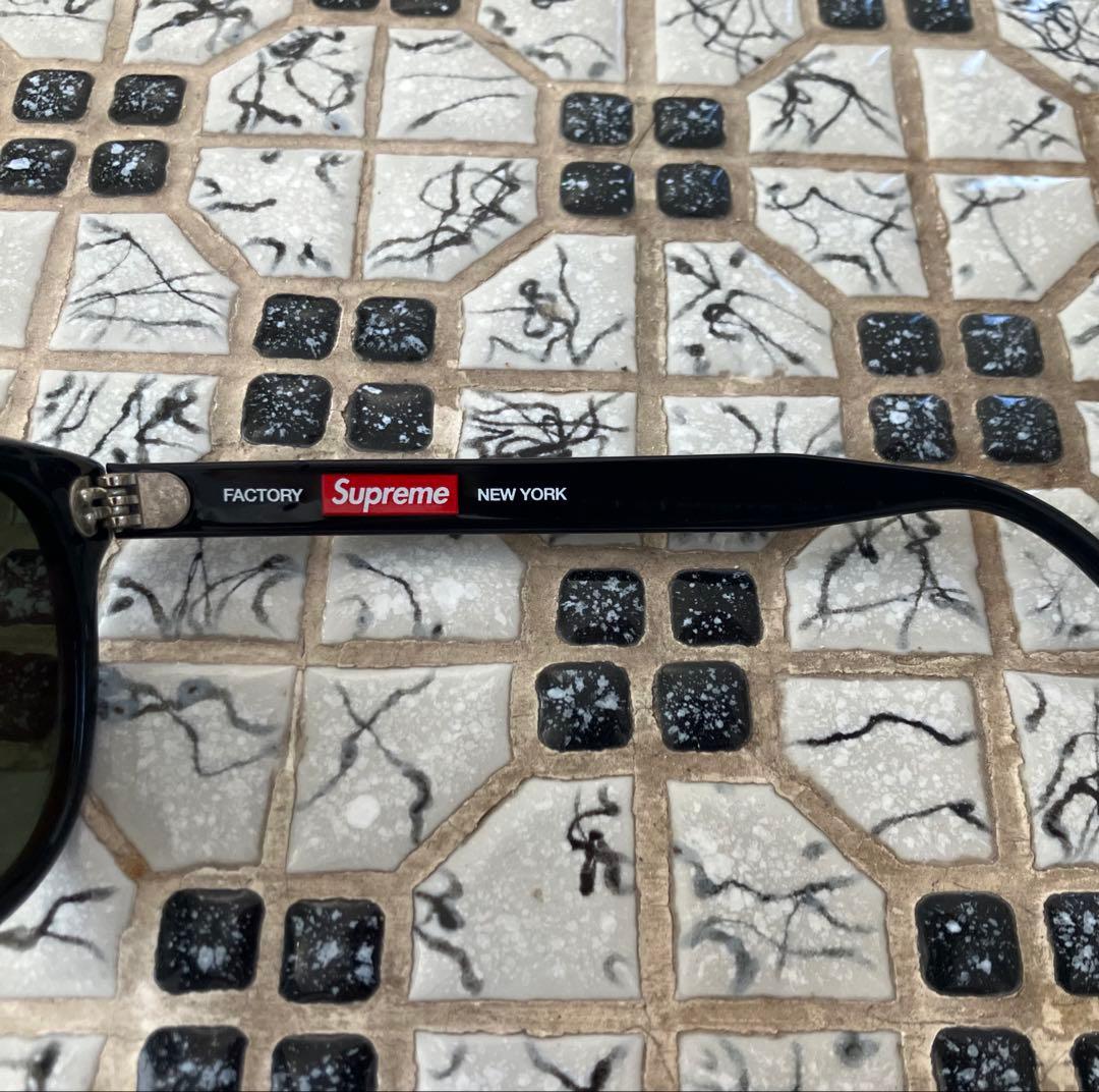 y　Supreme factory サングラス 2013ss ステッカー付