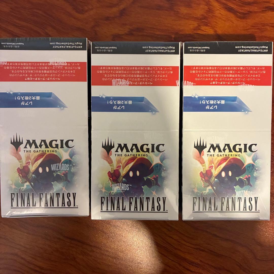 【新品未開封・シュリンク付】MTG × FF コラボ 3BOX