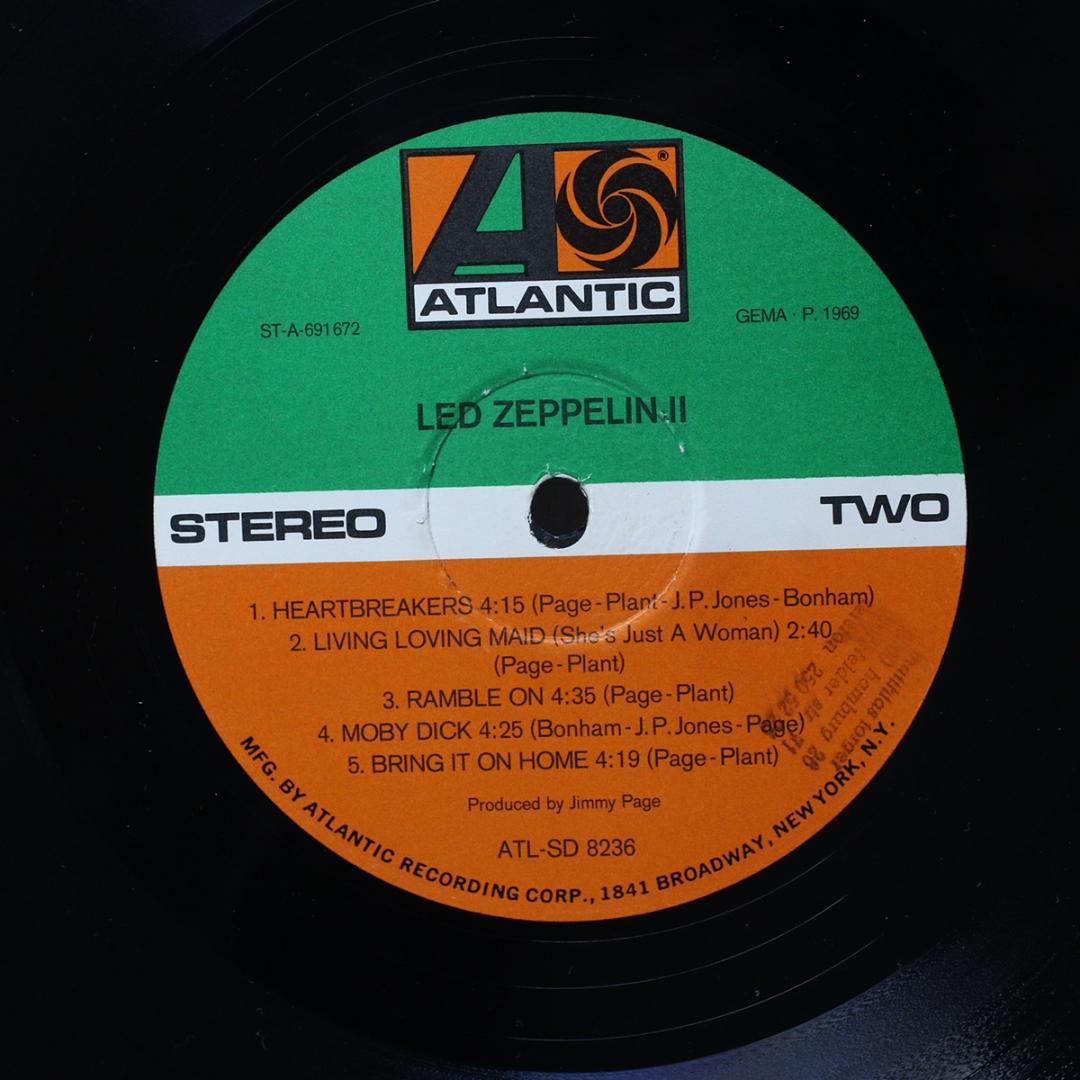 独LP Led Zeppelin II 2 ドイツ盤 Stereo ステレオ