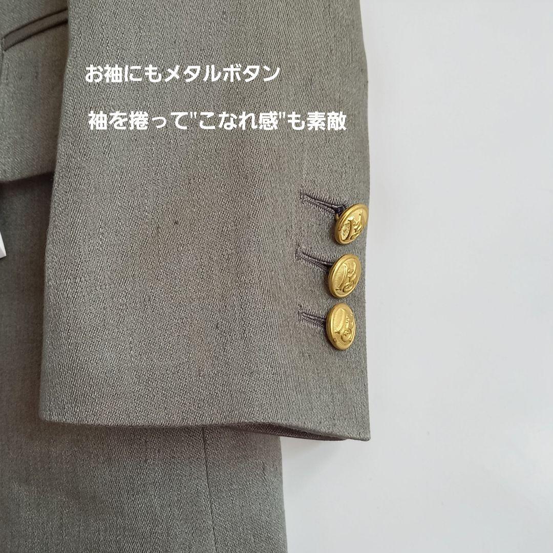 ブレザー　金ボタンジャケット　定価14.8万円　リネン　未使用　マディソンブルー