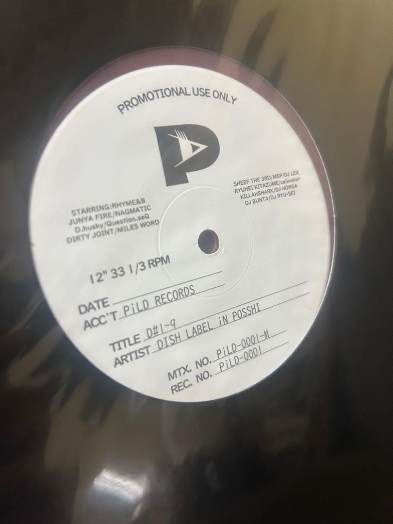 DISH LABEL IN POSSIBL 激レア　未開封　DLIP