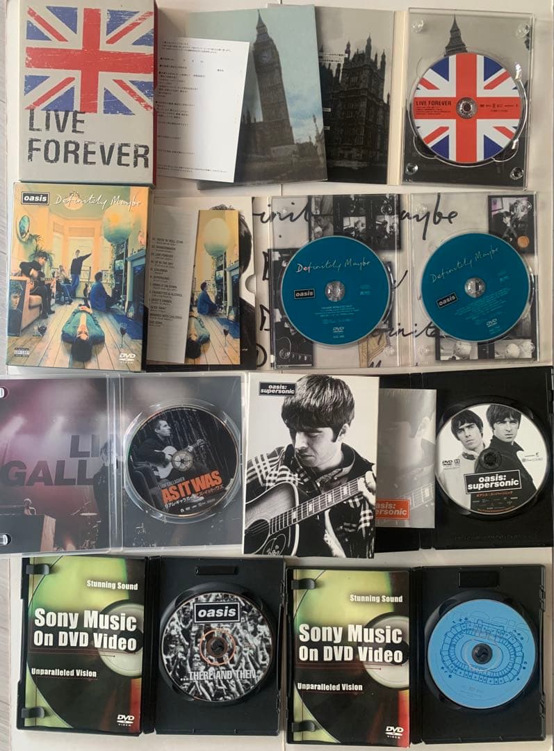 Oasis オアシス oasis DVD セット 6本 中古 リアム ノエル