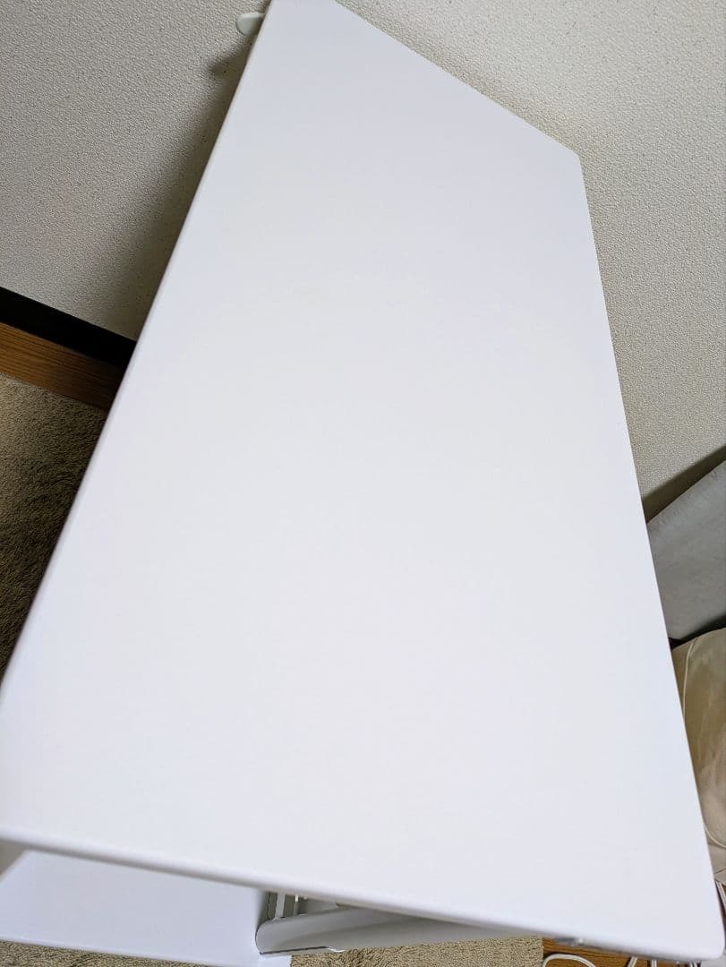 Bauhutte(バウヒュッテ) 昇降式L字デスク BHD-670H-WH