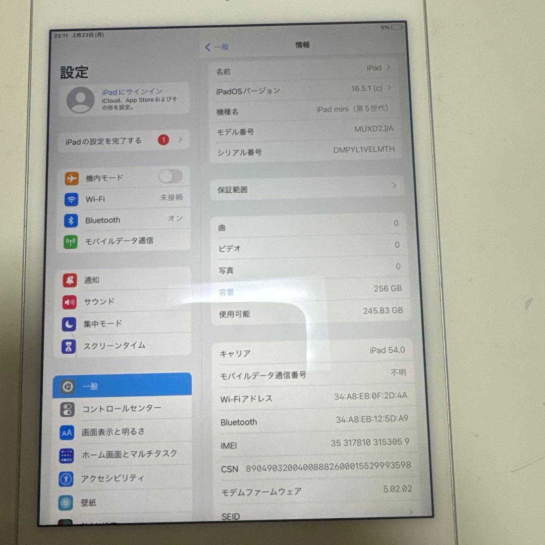 Apple iPad (第6世代) 256GB シルバー