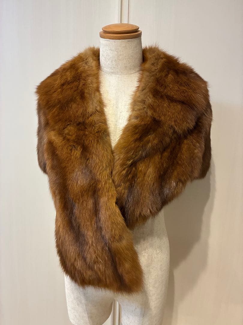 【美品】ロシアンセーブル　ティペット　ショール　マフラー