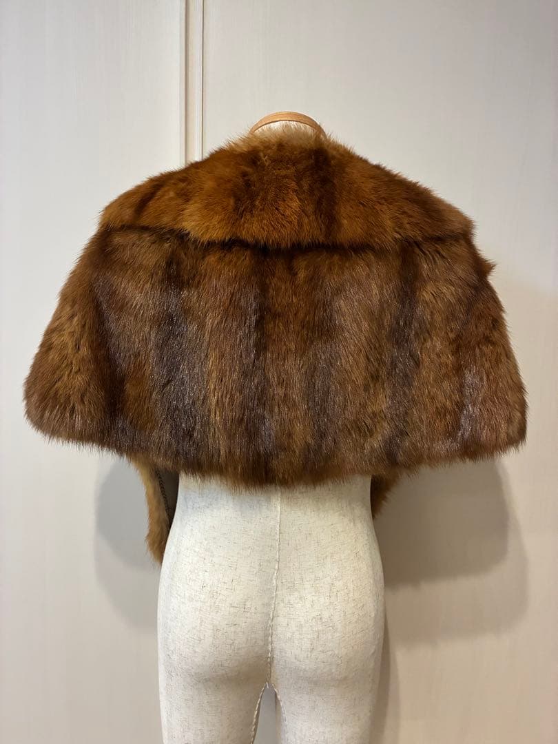 【美品】ロシアンセーブル　ティペット　ショール　マフラー