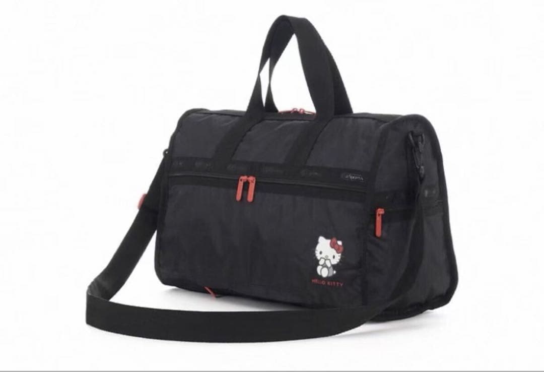 【新品】LeSportsacレスポートサック キティ　ボストンバッグ　サンリオ