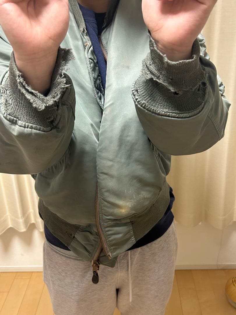 エアフォース MA-1 50s 黒タグ