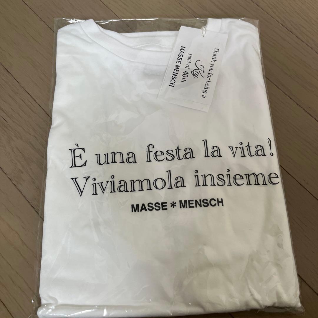 Noir　MASSE MENSCH ホワイトとグレーTシャツ2枚