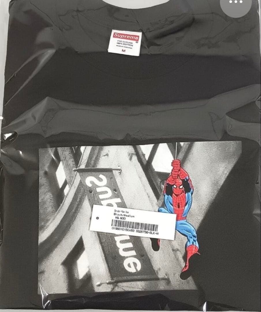 スパイダーマンSupreme Spider-Man Tee ブラック M