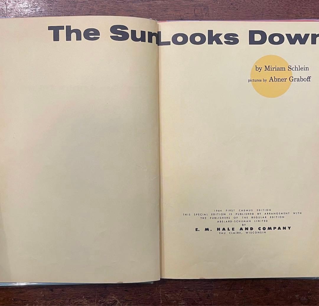 絵本　The Sun Looks Down : Abner Graboff