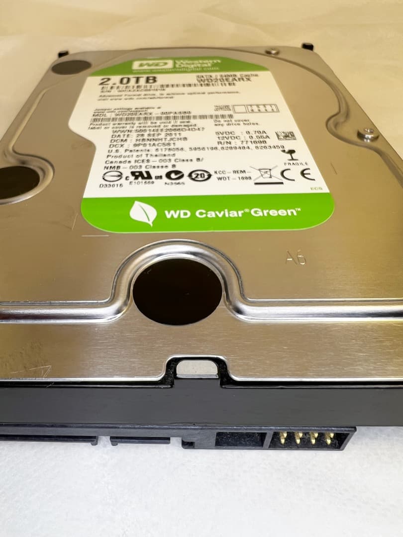 D*r様 WD GREENシリーズ★2TB HDD 3台セットで超超超お買い得品