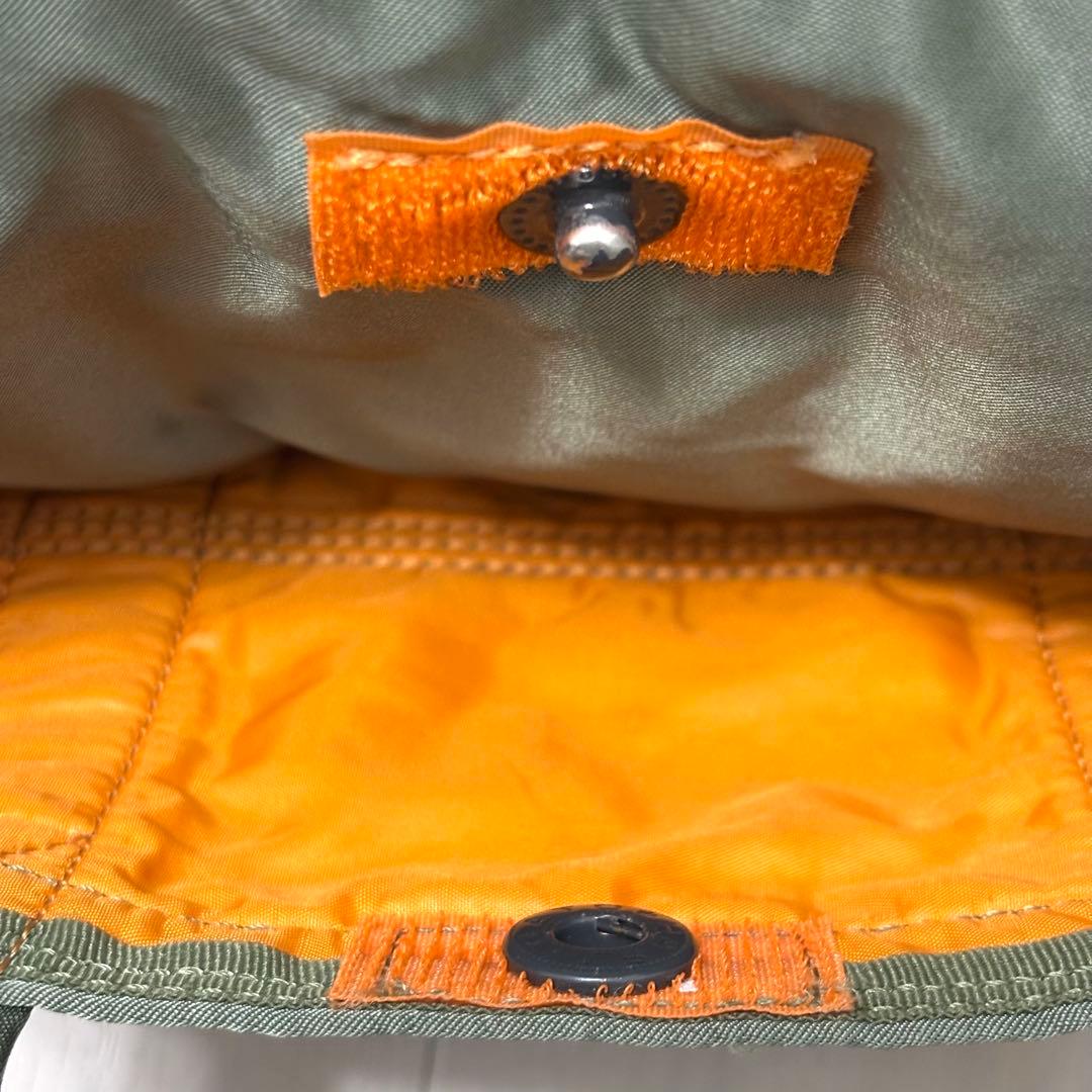 極美品 ポーター PORTER タンカー ミニボストンバッグ セージグリーン S