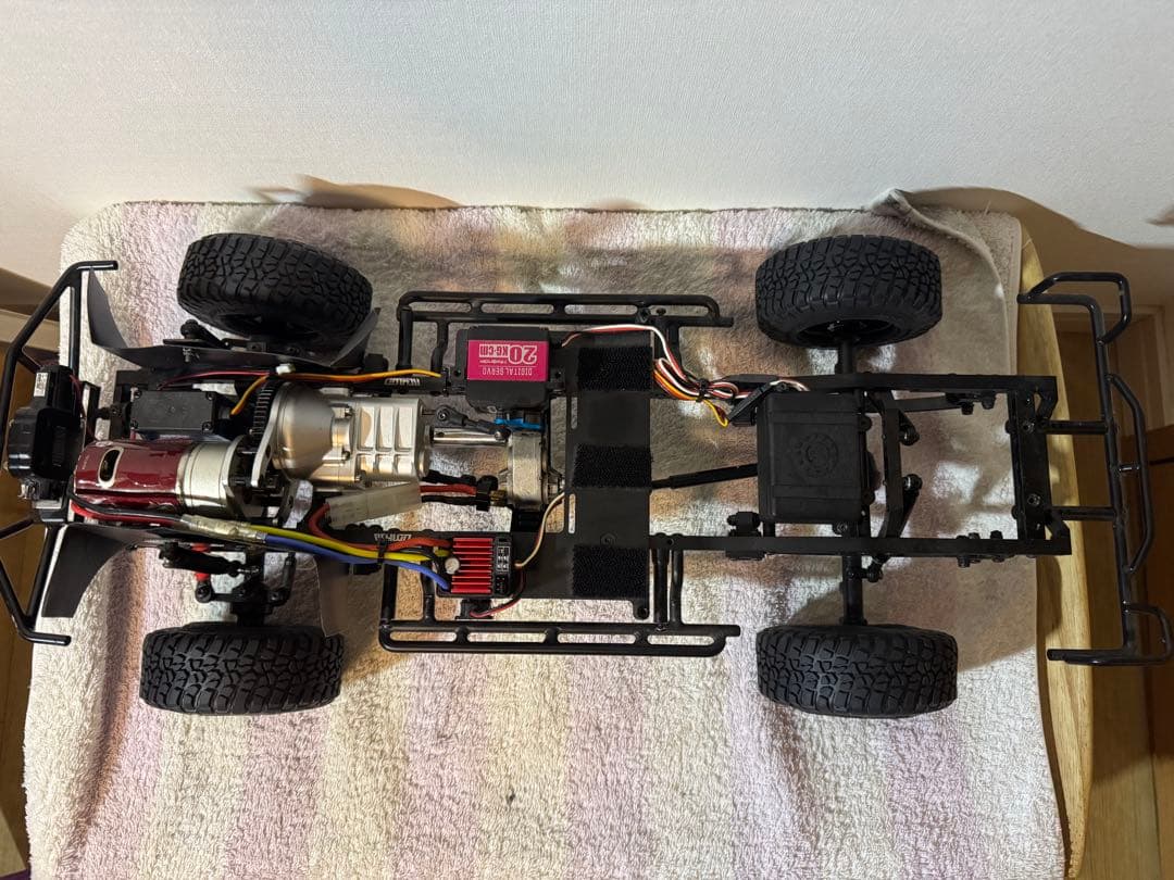 エ*員様 RC4WD TF2 LWD 4輪リボルバーシャックル Z-BOX装着