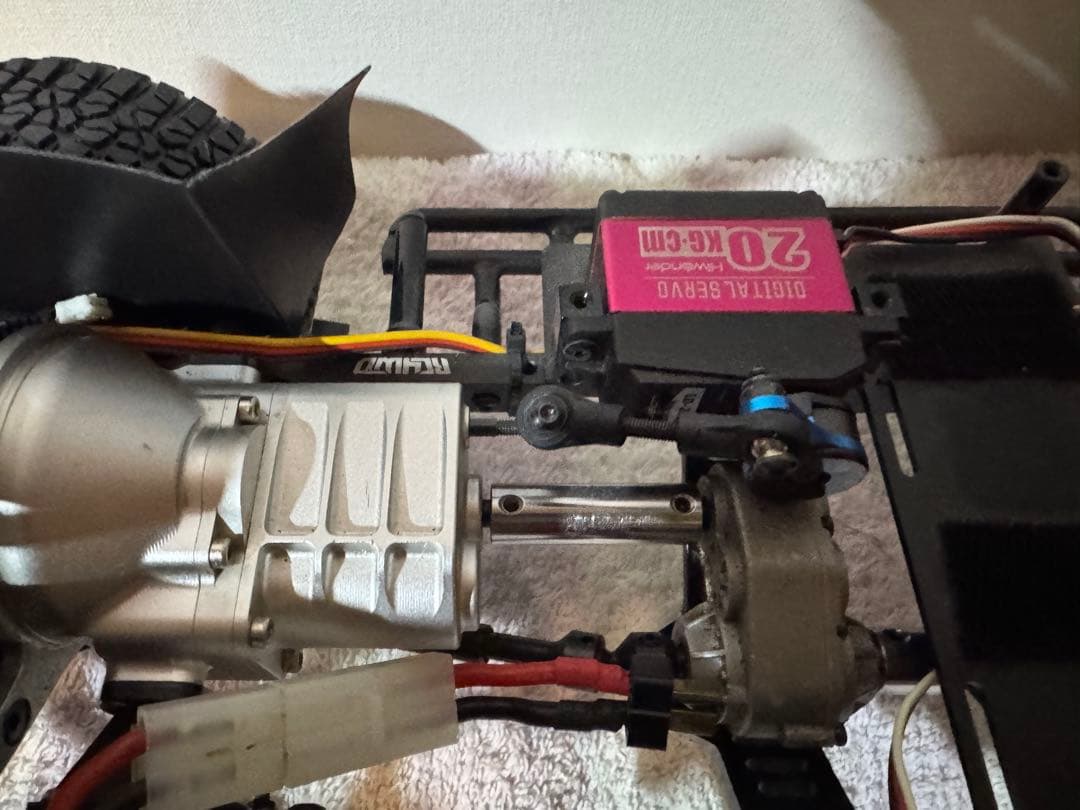 エ*員様 RC4WD TF2 LWD 4輪リボルバーシャックル Z-BOX装着