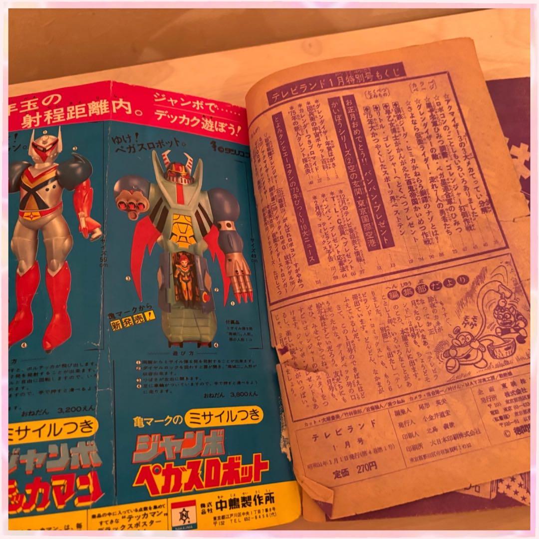 テレビランド 1976年　1月号