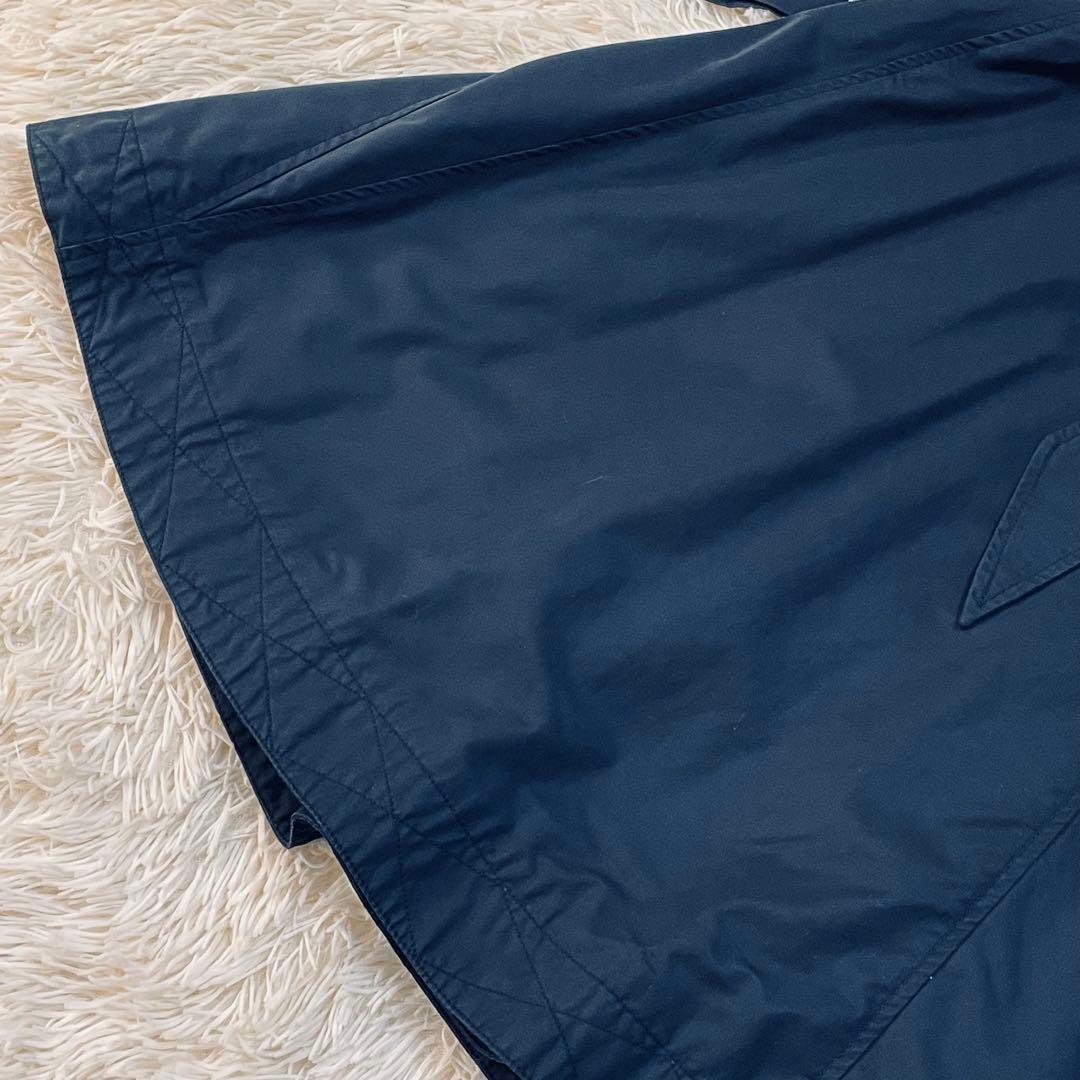 DIESEL/ディーゼル　Aライントレンチコート　ロング丈　黒　ブラック