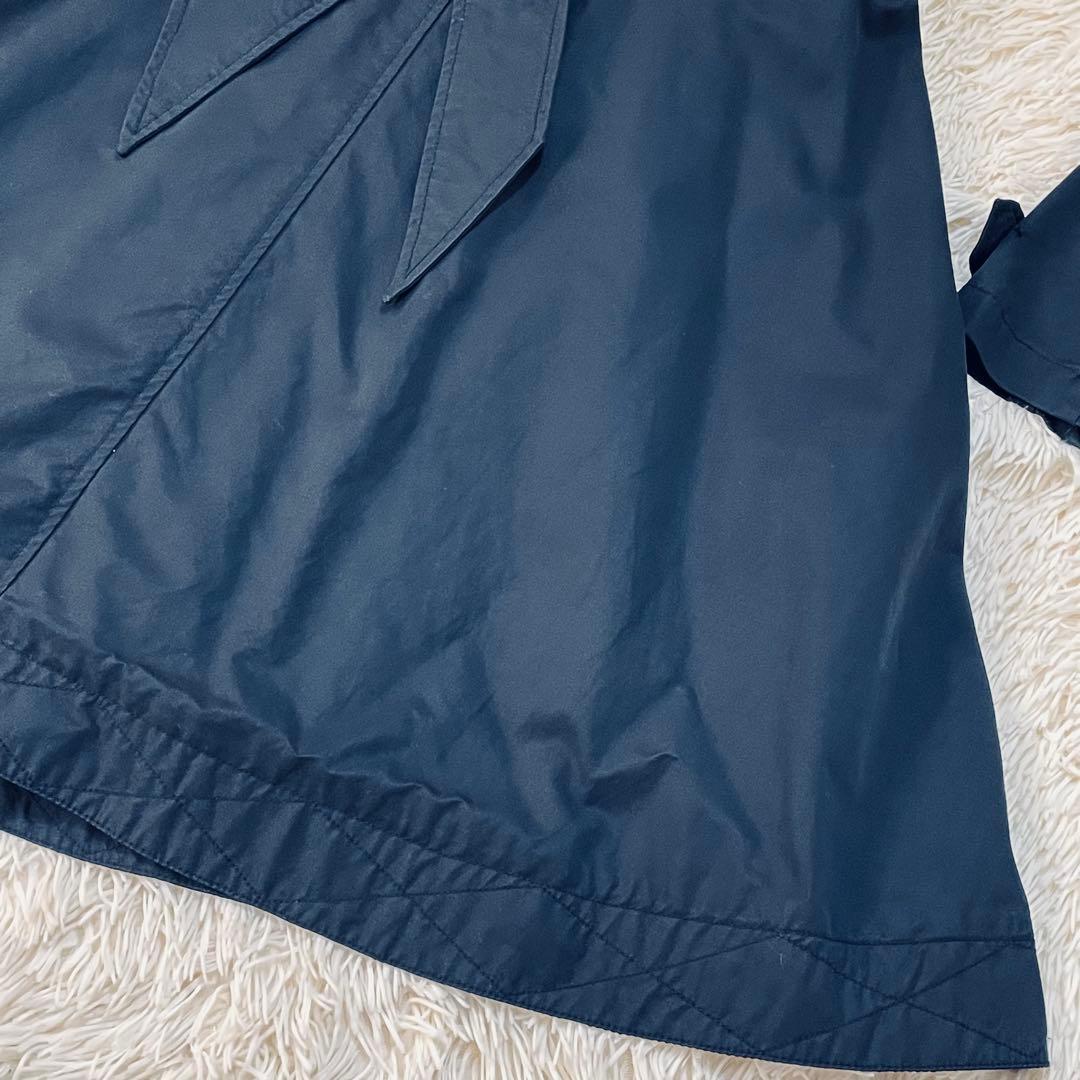 DIESEL/ディーゼル　Aライントレンチコート　ロング丈　黒　ブラック