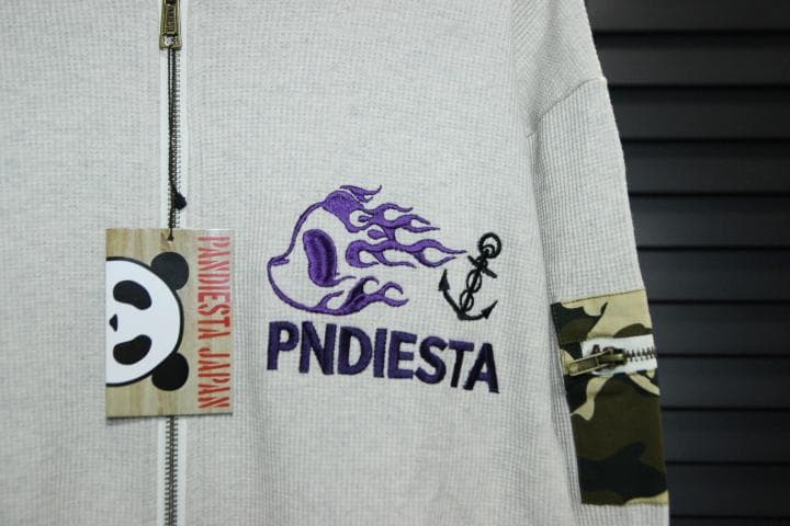 PANDIESTA 大きいサイズ サーマルパーカ＋迷彩パンツ セットアップ 3L