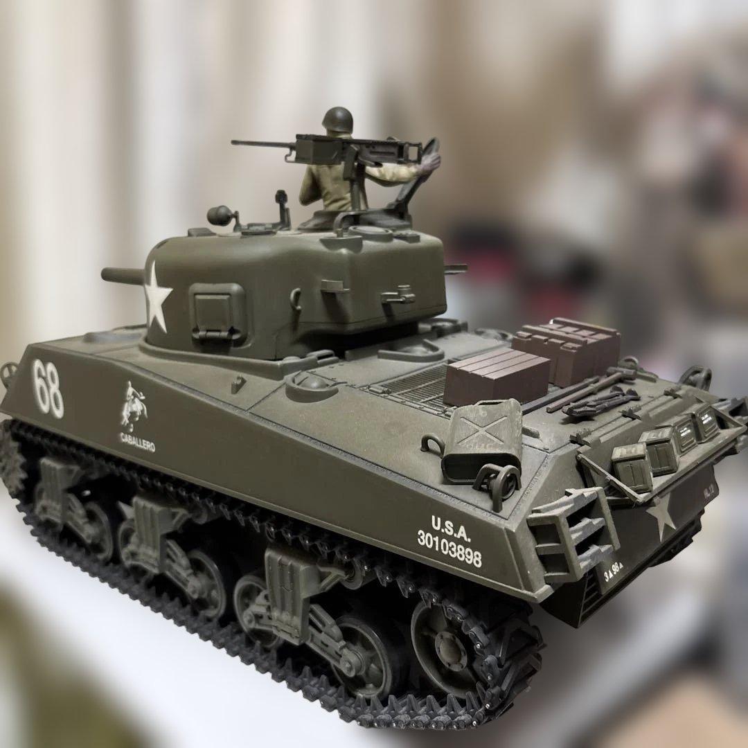 1/16サイズ戦車ラジコン　ＵＳシャーマン　ヘンロン6.0Ｓ