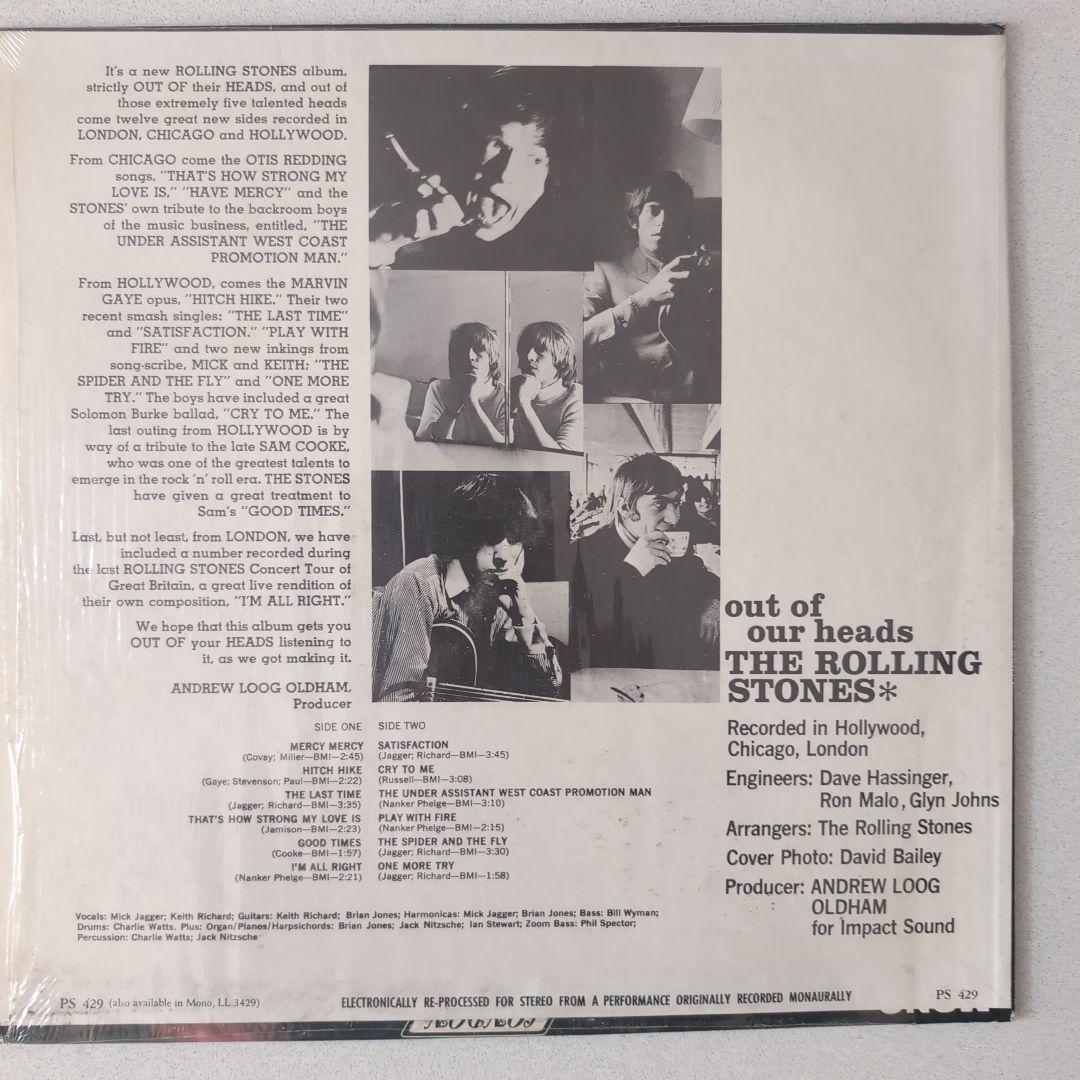 洋楽 THE ROLLING STONES out of our heads LP
