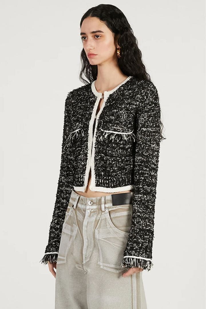 【PRANK PROJECT】Front Charm Knit Jacket