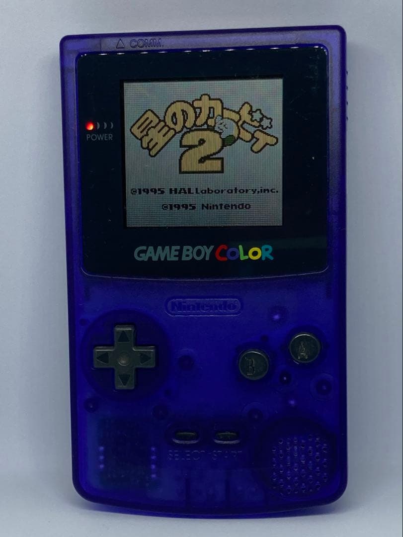 ゲームボーイカラー　クリアパープル