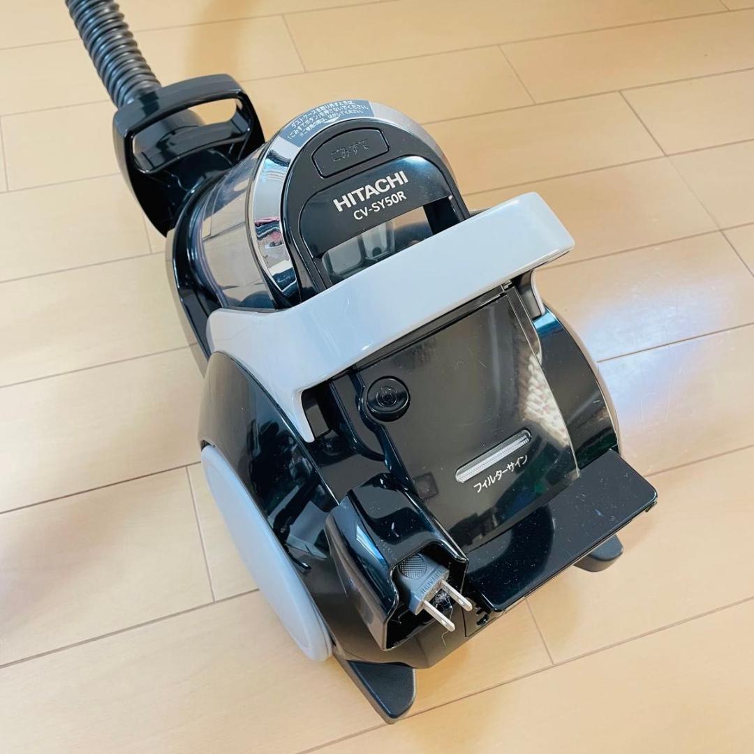 【美品】HITACHI 日立 CV-SY50R サイクロン式掃除機