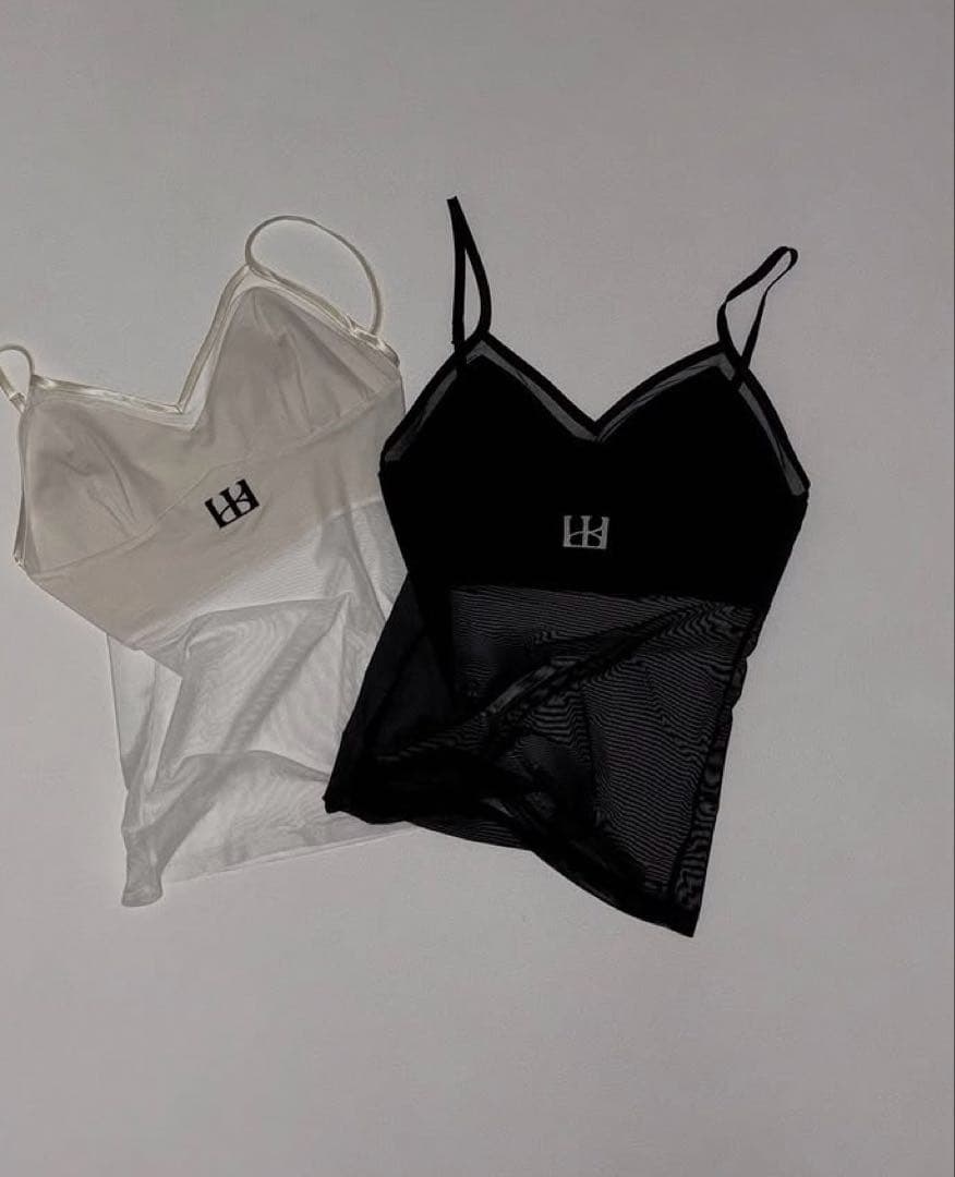 トップス KISS THE CLUB lady camisole black
