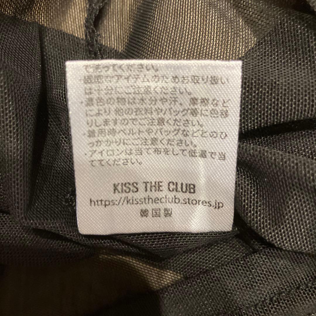 トップス KISS THE CLUB lady camisole black