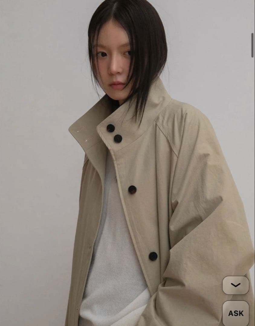 ジャケット・アウター OHOTORO drop trench coat