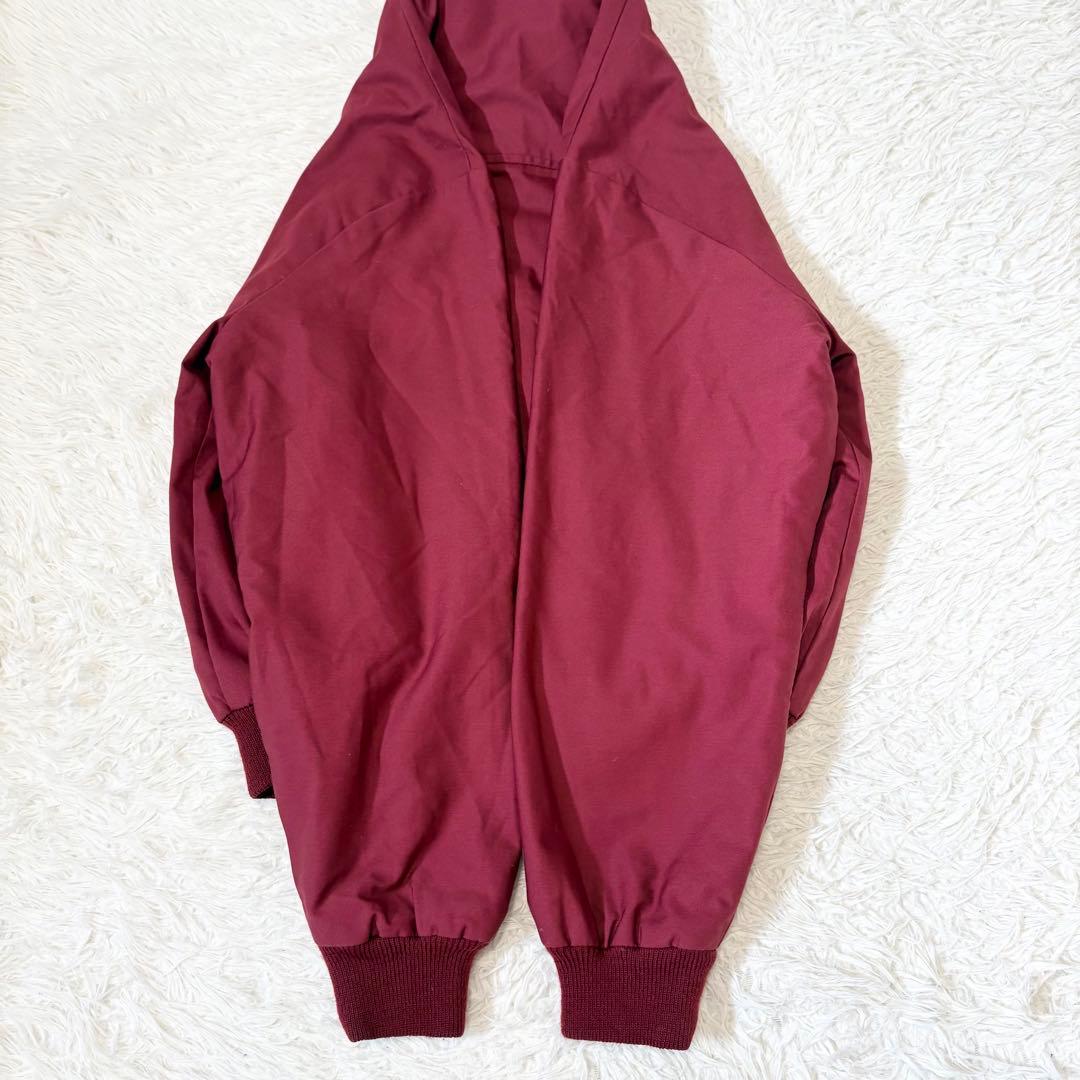 【美品】 MERC ハリントンジャケット 英国製 タータンチェック ボルドー S