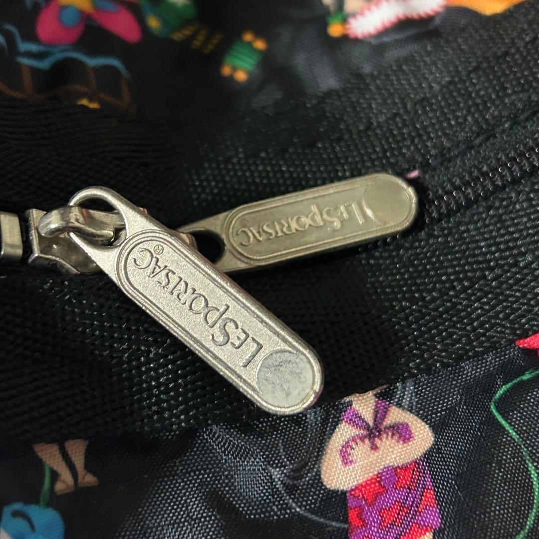 美品✨レスポートサック ボストンバッグ コラボ イッツアスモールワールド 黒