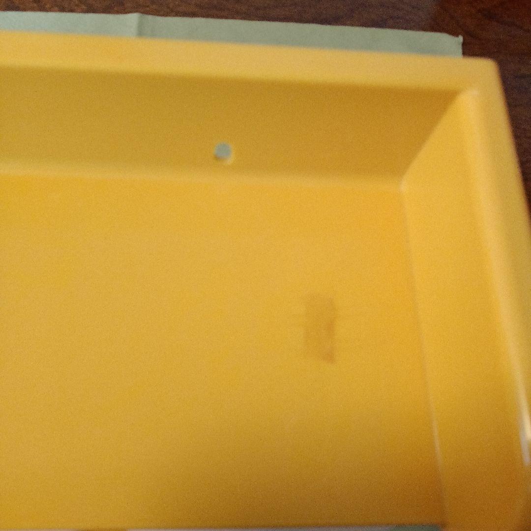 新品未使用昭和レトロ調味料ケース 調味料入れVintage濃い黄色当時物レア