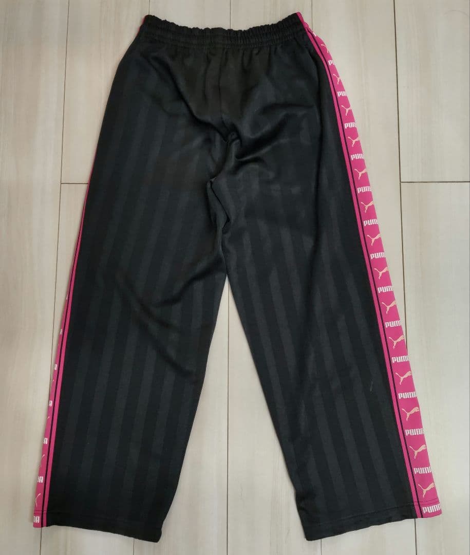 PUMA プージャ ジャージ上下セット ブラック×ピンク SS