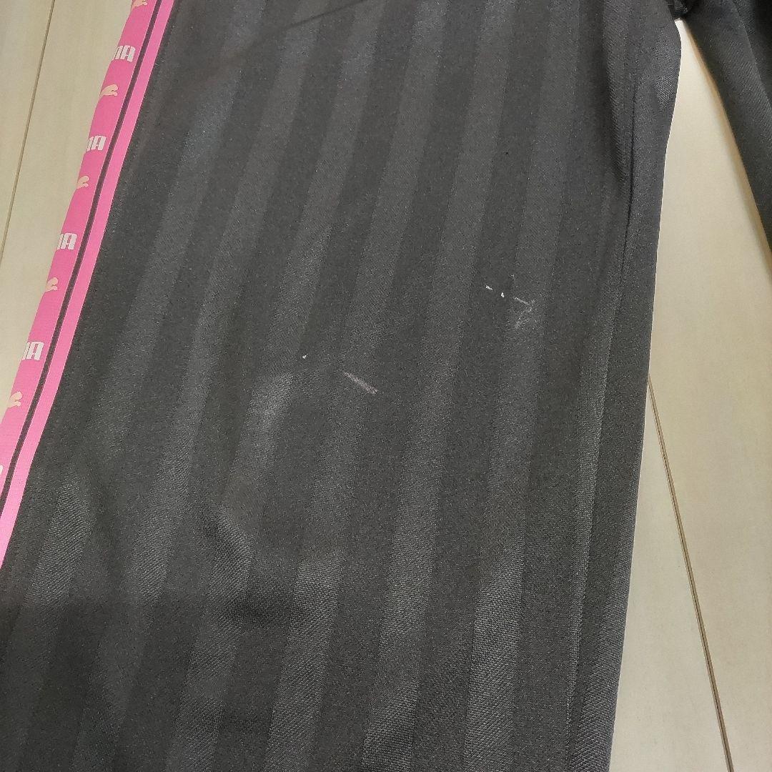 PUMA プージャ ジャージ上下セット ブラック×ピンク SS