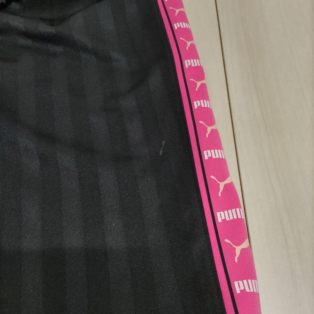PUMA プージャ ジャージ上下セット ブラック×ピンク SS