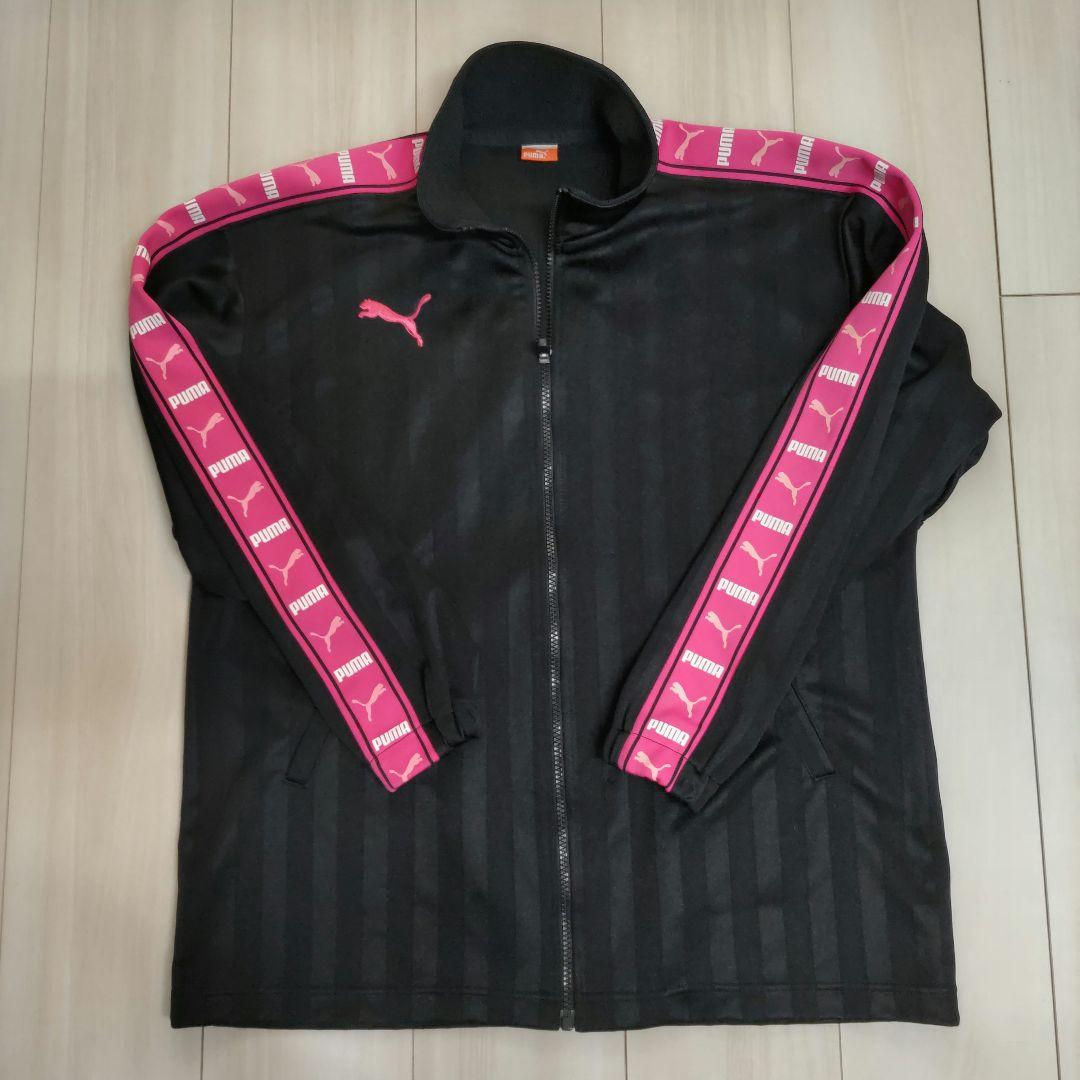 PUMA プージャ ジャージ上下セット ブラック×ピンク SS