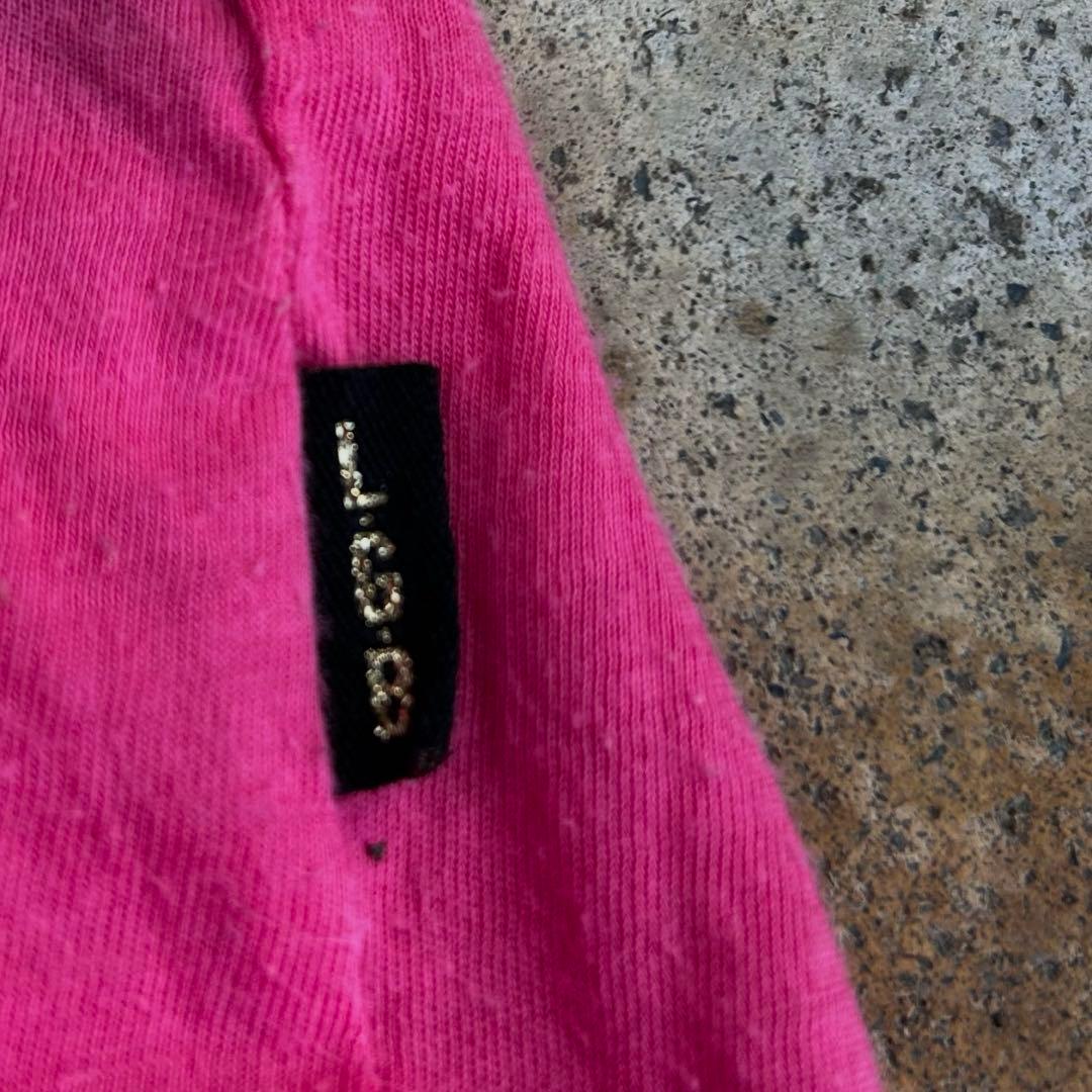 00s archive “L.G.B” nosleeve cutsew pink