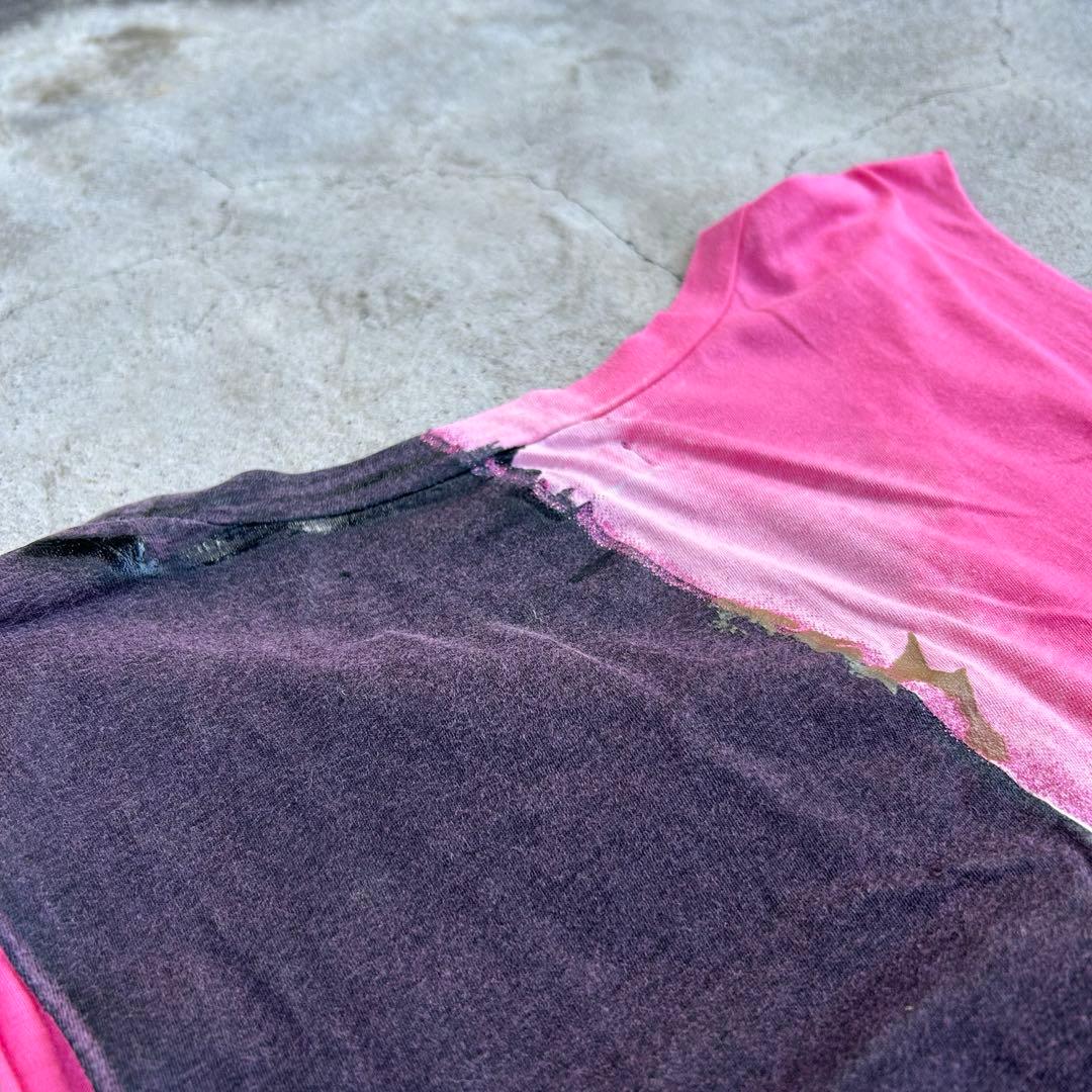 00s archive “L.G.B” nosleeve cutsew pink